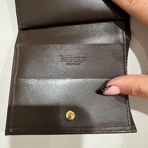 Burberry Nova Check Monogram Kiss Lock Wallet - Picture 3 of 10